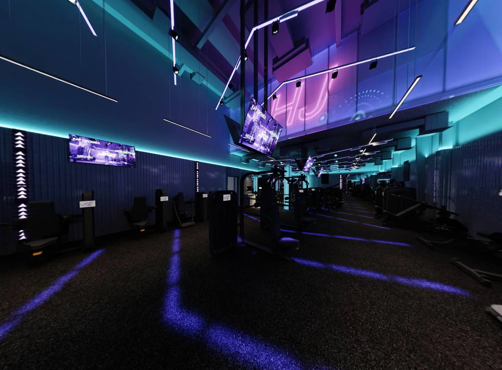 Architectural render of the Dubai Upper Body studio